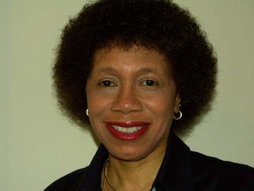 a photograph of Beverly Greene's face